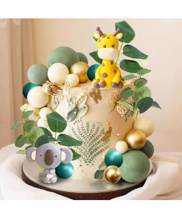 JeVenis Jungle Animal Cake Decorations for Kids Birthday Parties & Baby Showers | Fun Themed Party Supplies - Buy Online on GoSupps.com