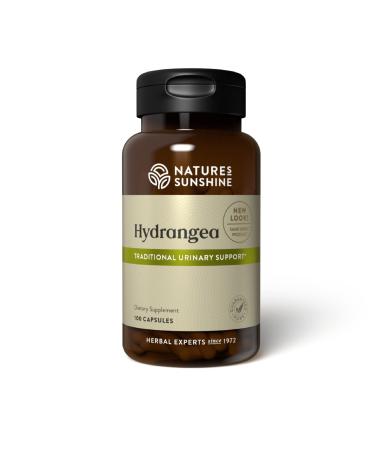 Nature's Sunshine Hydrangea 100 Capsules 650mg of Pure Hydrangea Root Supports The Urinary System and Kidneys with its Natural Solvent Qualities