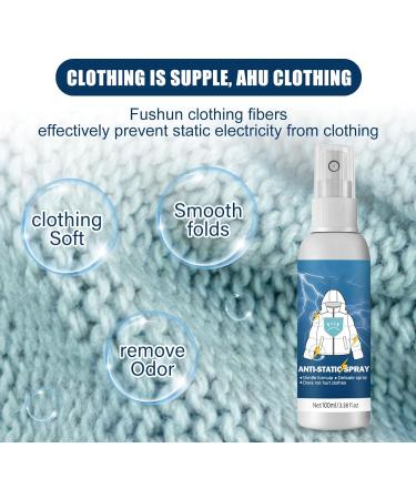 Tokaneit Anti Static Spray Anti Static Spray for Clothes Reduce Static Electricity in Clothes Clothes Static Remover Static Remover for Clothes Static Eliminator Spray Static Cling Remover 100ML 2PC - Buy Online on GoSupps.com