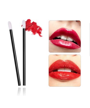 500 Disposable Lip Brushes | Lipstick Gloss Wands Applicator Kit | EVERMARKET - Black - Buy Online on GoSupps.com