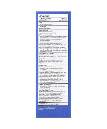 PanOxyl 4 Acne Creamy Wash 4% Benzoyl Peroxide 6 oz (Pack of 10) - Buy Online on GoSupps.com