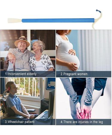 Simple Dressing Solutions: Caoqao Sock Helper for Seniors & Pregnant - Sky Blue One Size Tool for Easy Sock Pulling - Buy Online on GoSupps.com
