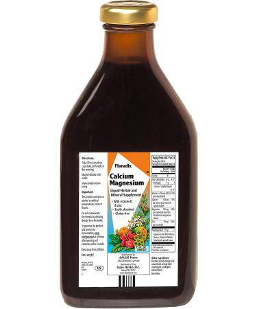 Buy Flora Floradix Calcium-Magnesium 17 fl oz (500 ml) - Natural Bone Support Supplement - Buy Online on GoSupps.com