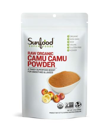 Sunfood Raw Organic Camu Camu Powder 3.5 oz (100 g)