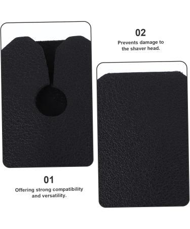 PopetPop Leather Razor Travel Case - Protective Cover & Storage Bag for Manual Shaving Head - Buy Online on GoSupps.com
