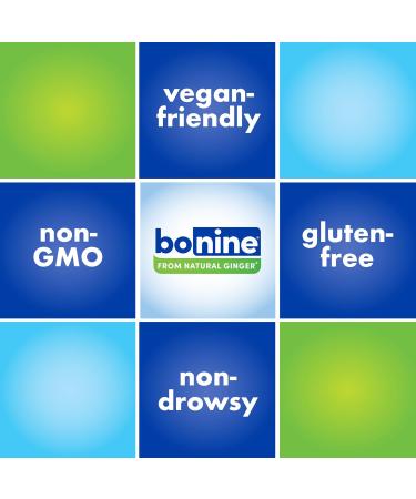 Bonine Ginger Root Extract Liquid Capsules - 40 mg Non-Drowsy Motion Sickness Relief | Nausea & Morning Sickness Supplement | Travel Essential - 60 Count - Buy Online on GoSupps.com