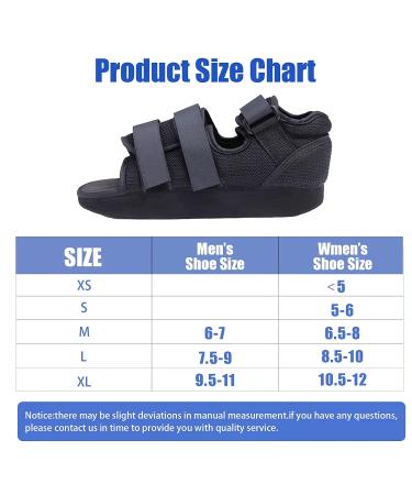 Post Op Shoes for Broken Toe - Medical Walking Cast Foot Brace - Medium Size - Buy Online on GoSupps.com