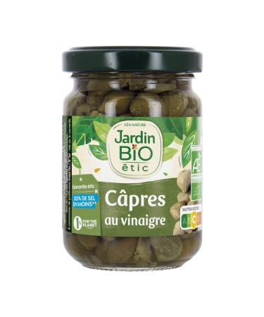 Jardin BiO tic - Capers in vinegar - organic - Salty - AB certified - 90g jar