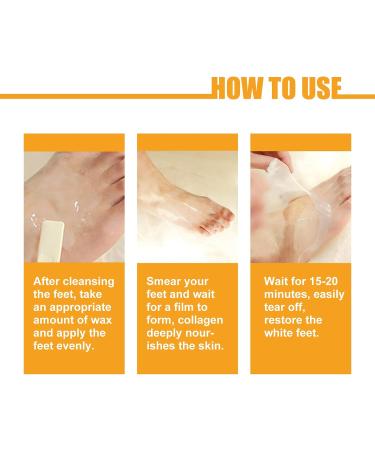 Foot Repair Moisturizer Honey Milk Wax Foot Cream Cracked Heel Repair Cream Deep Moisturizer with Natural Plant Essence Red - Buy Online on GoSupps.com