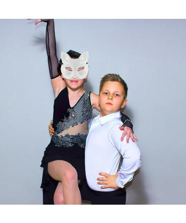 Buy Holibanna 4-Piece Paintable Thermal Cat Masks - DIY Blank White Masks for Masquerade Dance Parties & Cosplay - Buy Online on GoSupps.com
