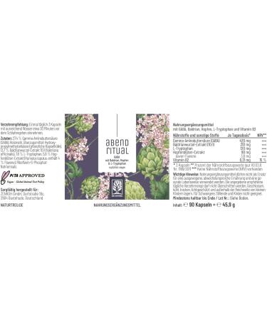 NaturTreu Evening Ritual Complex - High Dose GABA Capsules with Valerian Tryptophan & Hops - 90 Vegan Capsules No Additives - Buy Online on GoSupps.com