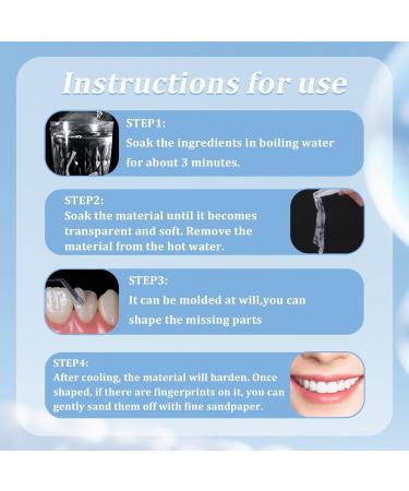 2 Pairs Beautiful Smile Temporary Nature and Comfortable Regain Confidence Smile for Women and Men(1) - Buy Online on GoSupps.com