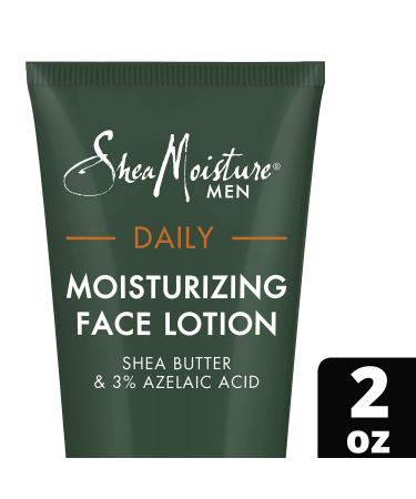 SheaMoisture Men Daily Moisturizing Face Lotion 2 Pack - Hydrating Skin Care with Shea Butter & Azelaic Acid for Razor Bump Prevention - 3.5 Fl Oz Each - Buy Online on GoSupps.com