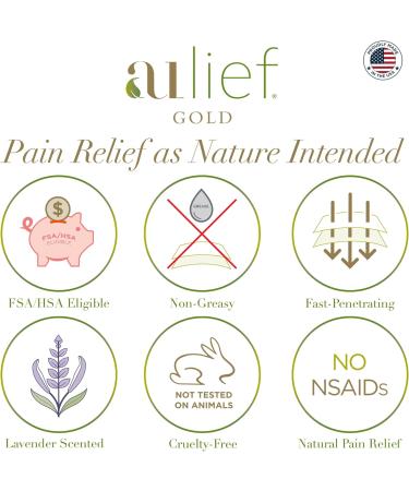 Gold Natural Pain Relief Cream - Herbal & Chemical-Free Ointment for Muscle & Joint Pain - 7 Oz Tube - Buy Online on GoSupps.com
