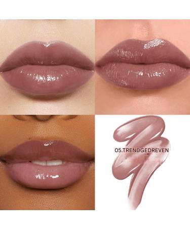 TQEBWUS Lip paint Nourishing Lip Gloss Moisturizing Volumizing Lipstick For Women Make Up Care Date Evening Natural Look 05 - Buy Online on GoSupps.com