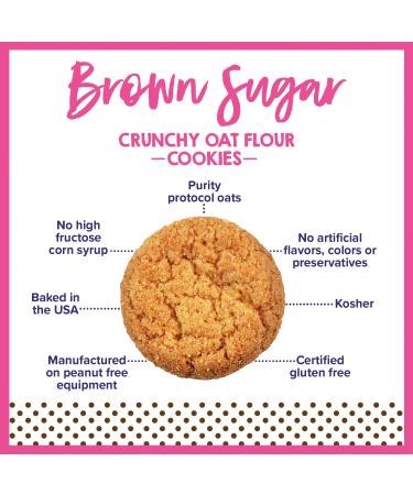 Goodie Girl Brown Sugar Crunchy Oat Flour Cookies | Gluten Free & Kosher | 24 Individually Wrapped 0.75 oz. 100 Calorie Packs - 24 Count - Buy Online on GoSupps.com