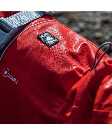 Hurtta Monsoon Eco Hundelegenmantel - Waterproof Dog Rain Jacket Reflective 100% Recycled Material Red 50cm Rose Hip - Shop Now! - Buy Online on GoSupps.com