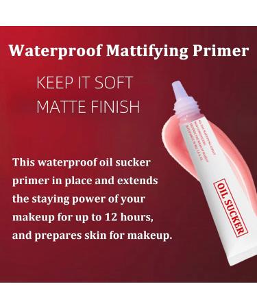 blmcoos Oil Sucker Primer Makeup Pore Refiner Primer Mattifying Primer for Oily Skin Waterproof & Sweatproof Makeup Base Alkaline Formula for Instant Pore Tightening 1 - Buy Online on GoSupps.com