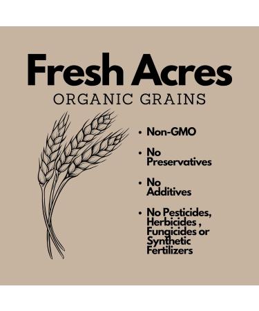 Organic Rye Berries Canadian Grown Bulk Dry 4.54 Kg Fresh Acres - Buy Online on GoSupps.com