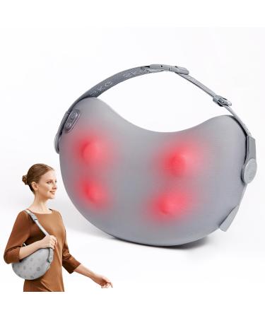 SKG Shiatsu Massage device massage pillow for the neck shoulder back wireless back and neck massager for pain relief from deep tissue mother's day gift T1-2 Pro