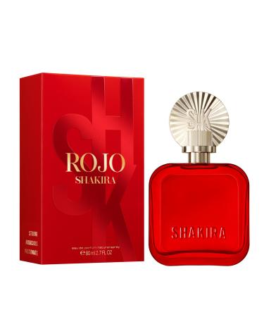 Shakira Perfumes - ROJO Eau de Parfum For Women - Long Lasting - Powerful Sensual and Charming Scent - Floral Spicy and Amber Notes - Ideal for Day Wear - 1.7 Fl. Oz Spicy 1.7 Fl Oz (Pack of 1)