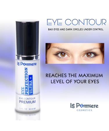 Le Pommiere Under Eye Cream 1.1 fl oz - Anti Bags, Dark Circles, Puffiness & Crow's Feet - Vitamin E Infused, Anti-Wrinkle Eye Contour Moisturizer for Face & Skin - Buy Online on GoSupps.com