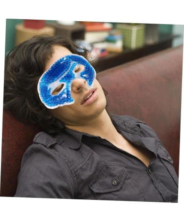 Ipetboom Pvc Shading Ice Sleep Eye Cooling Eye Patch For Sleeping Cooling Eye Pads Cold Hot Compress Eye Shades for Sleep Facial Ice Valid Bead Gel To Sleep 20x10.5x0.8cm Blue - Buy Online on GoSupps.com