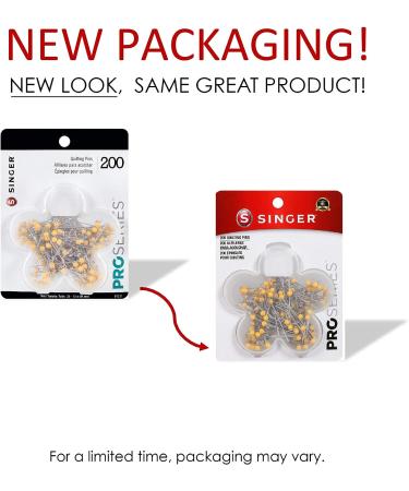 SINGER 04337 ProSeries Quilting Pins Size 28 - 75-Count in Flower Case - Buy Online on GoSupps.com