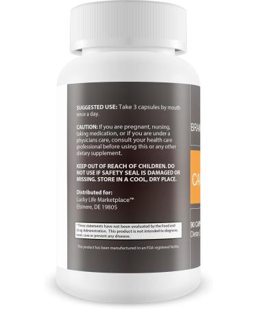 Cavanzo Brain Support - Brain Support Supplement Improve Memory Focus and Brain Function - Memory - Focus - Clarity - Recovery - Stamina - Cavanzo Frankincense Improved Capsule Formulation - Buy Online on GoSupps.com