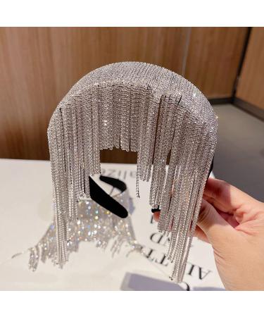 Beaupretty Rhinestone Headband for Women - Tassel Hairband for Party & Wedding - Buy Online on GoSupps.com
