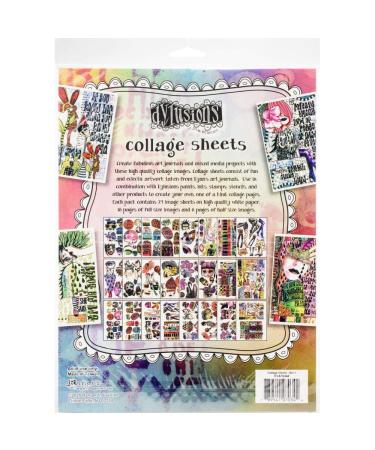 Dyan Reaveley Dylusions Collage Sheets Set 1 & 2 with Storage Envelope - 3 Items - Buy Online on GoSupps.com