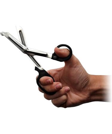 Surgimax Tuff Kut Medical Nurse Paramedic First Aid Scissors 16cm - Durable Black Surgical Scissors for Healthcare Professionals - Buy Online on GoSupps.com