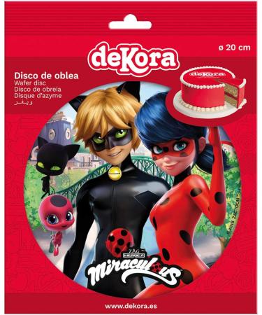 Ladybug 20cm 8 inch Edible Wafer Cake Topper. Licensed Product. DeKora. - Buy Online on GoSupps.com