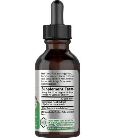 Goldenseal Root Extract | 1 fl oz Super Concentrated Tincture | Alcohol-Free, Non-GMO, Vegetarian | Gluten-Free by Horbaach - Buy Online on GoSupps.com