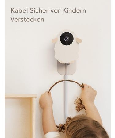 Nooie Baby Monitor WiFi Camera with App 1080p Night Vision Cry & Movement Detection Alexa Compatible - Buy Online on GoSupps.com