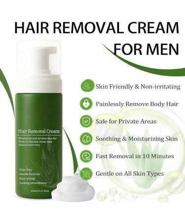 Cr me d pilatoire Botane Man l'aloe vera naturel spray d pilatoire rapide et doux sans rasage hydratant et non collant pour le visage et les parties intimes 1pcs - Buy Online on GoSupps.com
