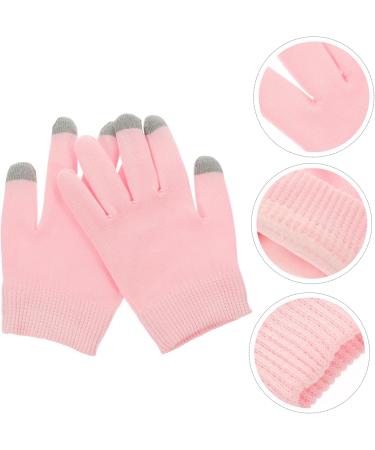 minkissy 1 Pair Pink Gloves Gel Hand Moisturizing Gloves Hand Lotion Gloves Hand Moisturizer Gloves Lotion Moisturizing Gloves Moisturizing Gloves for Women Cotton Ordinary Essential Oil 21x14cm Pink - Buy Online on GoSupps.com