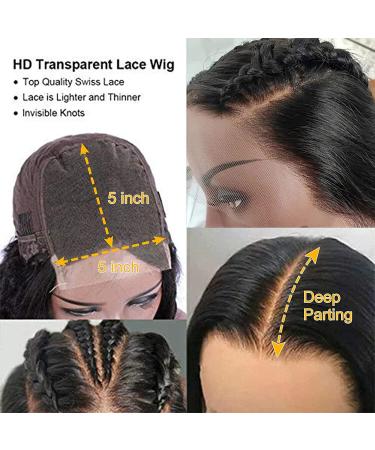 28-Inch Brazilian Remy Body Wave Real Hair Wig - Pre-Plucked Natural Hairline Free Part Closure Bleached Knots for Women - Buy Online on GoSupps.com