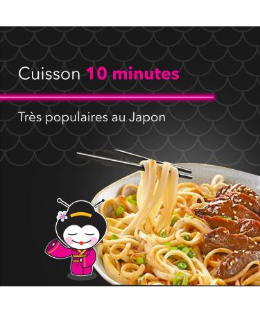  TANOSHI TANOSHI - Cook-on Udon Noodles - Japanese Noodles - Serves 4 - Ready in 10 minutes - 400g - Buy Online on GoSupps.com
