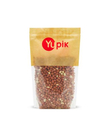 Yupik Spanish Peanuts Skinless 1Kg High in Fiber Healthy Snack Protein Snacks Source of Fiber Low in Carb Cholesterol-Free Healthy Snacks 1 kg (Pack of 1)