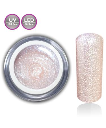 Buy Glitter Gel Searose - Light Pink UV LED Gel Nail Polish | RM Beautynails 5ml | International Shipping - Buy Online on GoSupps.com