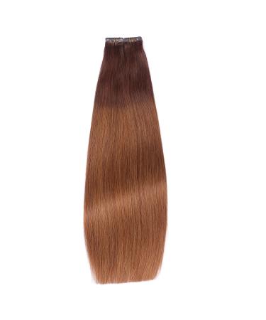 Buy #2/8 Ombre Tape-In Hair Extensions - 40cm - 100% Remy Real Hair - 50 Bricks - Novon Hair Extensions - Buy Online on GoSupps.com