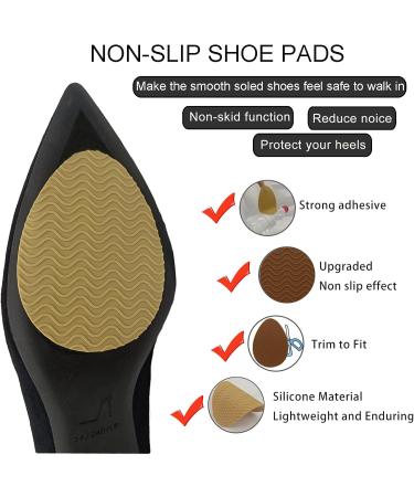 Buy Anti Slip Shoe Grips - Non Slip Shoe Pads & Comfort Heel Pads (4 Pairs + 2 Metatarsal Pads) - Self Adhesive Durable Multicolor | Best International Shipping - Buy Online on GoSupps.com