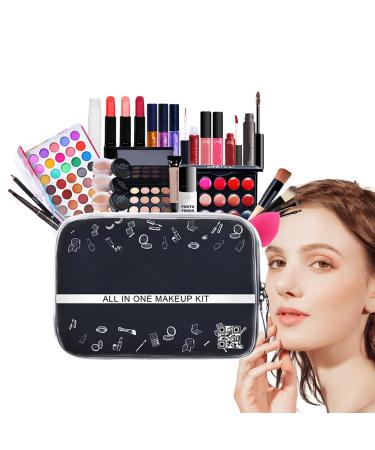 Kit de maquillage professionnel ensemble de maquillage polyvalent | Ensembles de polyvalents pour femmes 27 pi ces | Kit de de voyage avec trousse cosm tiques pour adolescent