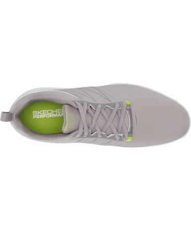 Skechers Men's Torque Waterproof Golf Shoe - 43 EU Gray Synthetic with Lime Trim | International Shipping Available - Buy Online on GoSupps.com