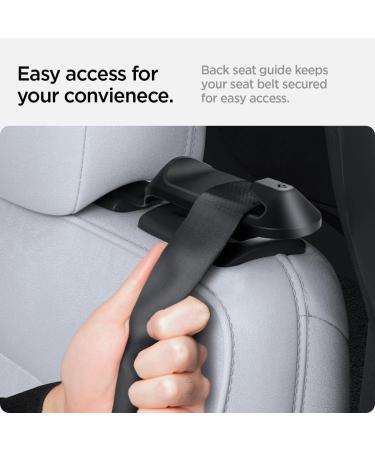 Buy Spigen Tesla Model Y Car Rear Seat Safety Belt Clip Accessories - Vehicle Seat Belt Adjuster 2 Pack - Black for Safety & Comfort - Buy Online on GoSupps.com