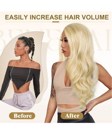 EUPSIIU Long Light Blonde Wave Wig for Women - Synthetic Curly Hair for Cosplay & Daily Use - Buy Online on GoSupps.com