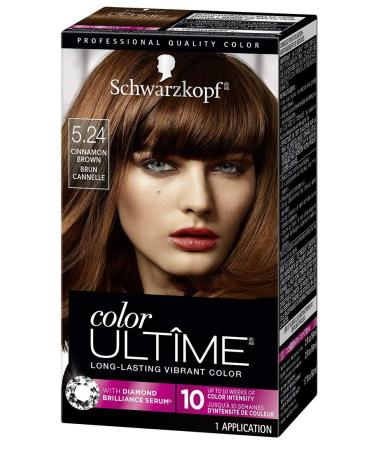 Schwarzkopf Color Ultime Permanent Hair Color Cream  5.24 Cinnamon Brown