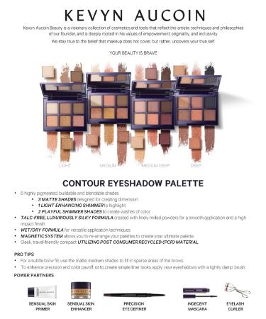 Kevyn Aucoin Contour Eyeshadow Palette - Medium Shade | Buy Online - Buy Online on GoSupps.com