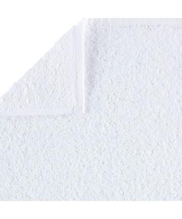 Hammam Linen Washcloth Set - Premium Turkish Cotton, 600 GSM, 13x13 Inches, Hotel Quality, Soft & Absorbent - White - Buy Online on GoSupps.com